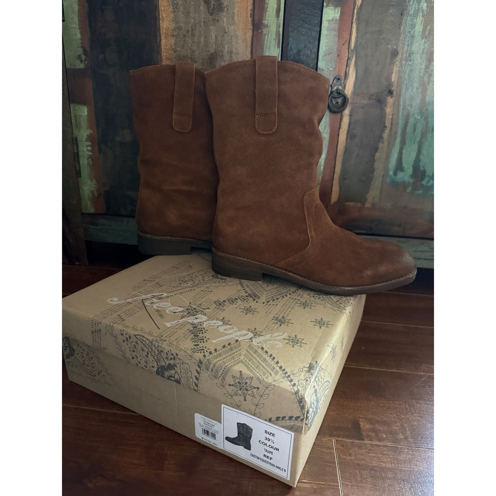 Free People Easton Equestrian Ankle Boots Size 8.5/ 39 1/2